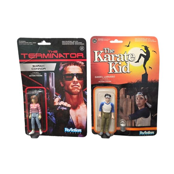 Funko Terminator & Daniel Larusso ReAction Action Figure New - Picture 9 of 9